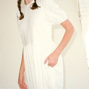 Lisa Says Gah Pia White Mini Dress, XS